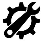 service-tool-icon-on-white-background-free-vector